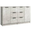 Senkit 2 kpl betoninharmaa 60x30x70 cm tekninen puu