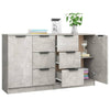 Senkit 2 kpl betoninharmaa 60x30x70 cm tekninen puu