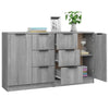 Senkit 2 kpl harmaa Sonoma 60x30x70 cm tekninen puu