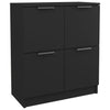 Senkit 2 kpl musta 60x30x70 cm tekninen puu