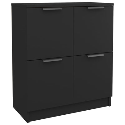 Senkit 2 kpl musta 60x30x70 cm tekninen puu