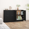 Senkit 2 kpl musta 60x30x70 cm tekninen puu
