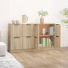 Senkit 2 kpl Sonoma-tammi 60x30x70 cm tekninen puu