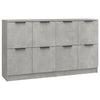 Senkit 2 kpl betoninharmaa 60x30x70 cm tekninen puu