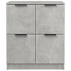 Senkit 2 kpl betoninharmaa 60x30x70 cm tekninen puu