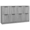 Senkit 2 kpl harmaa Sonoma 60x30x70 cm tekninen puu