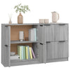 Senkit 2 kpl harmaa Sonoma 60x30x70 cm tekninen puu