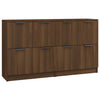Senkit 2 kpl ruskea tammi 60x30x70 cm tekninen puu