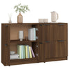 Senkit 2 kpl ruskea tammi 60x30x70 cm tekninen puu