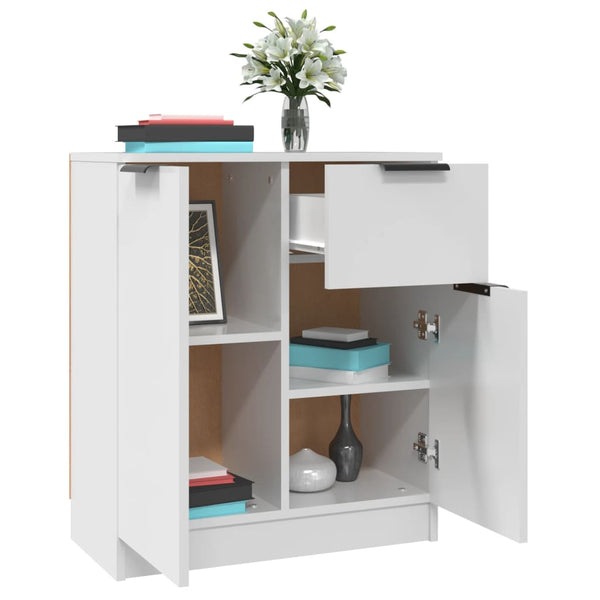 Senkit 2 kpl valkoinen 60x30x70 cm tekninen puu