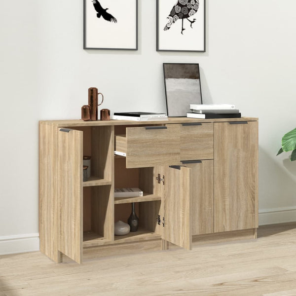 Senkit 2 kpl Sonoma-tammi 60x30x70 cm tekninen puu