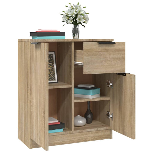 Senkit 2 kpl Sonoma-tammi 60x30x70 cm tekninen puu