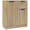 Senkit 2 kpl Sonoma-tammi 60x30x70 cm tekninen puu