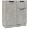 Senkit 2 kpl betoninharmaa 60x30x70 cm tekninen puu
