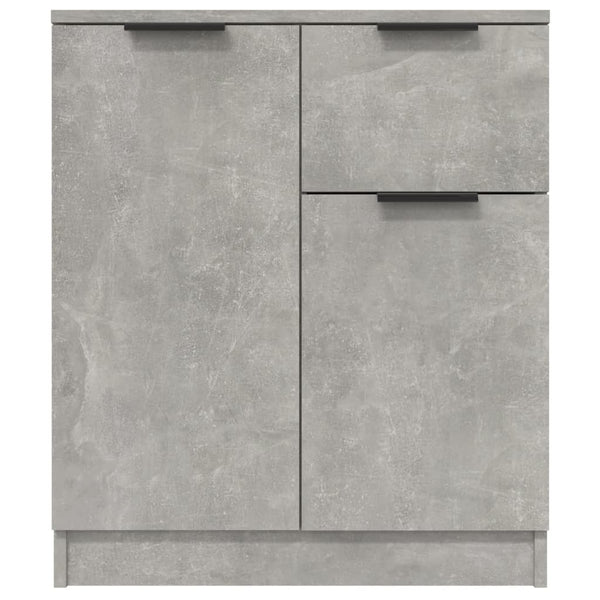 Senkit 2 kpl betoninharmaa 60x30x70 cm tekninen puu