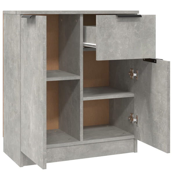 Senkit 2 kpl betoninharmaa 60x30x70 cm tekninen puu