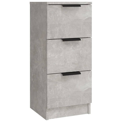 Senkit 3 kpl betoninharmaa tekninen puu