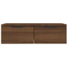 Seinäkaapit 2 kpl ruskea tammi 68x30x20 cm tekninen puu