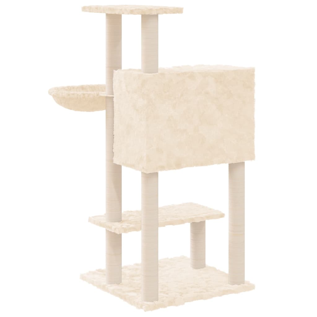 Kerma kissan kiipeilypuu sisal- raapimispylväillä Krips 108,5cm