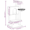 Kissan kiipeilypuu sisal- raapimispylväillä v.harmaa 108,5 cm