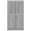 Kirjakaappi harmaa Sonoma 82,5x30,5x150 cm tekninen puu