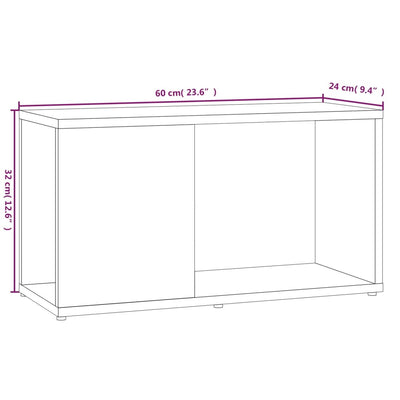 TV-taso savutammi 60x24x32 cm tekninen puu