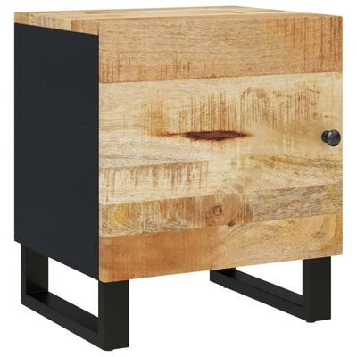 Yöpöydät 2 kpl 40x33x46 cm täysi mangopuu