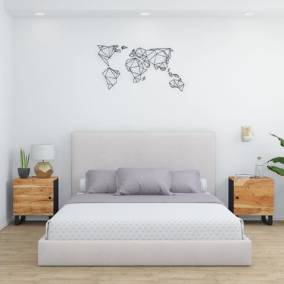 Yöpöydät Boone 40x33x46cm (2 kpl akaasiapuu)