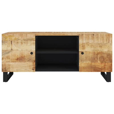 TV-taso 105x33x46 cm täysi mangopuu