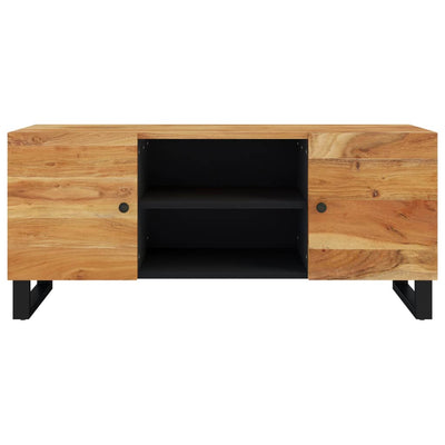 TV-taso 105x33x46 cm täysi akaasiapuu