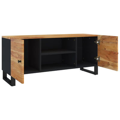 TV-taso 105x33x46 cm täysi akaasiapuu