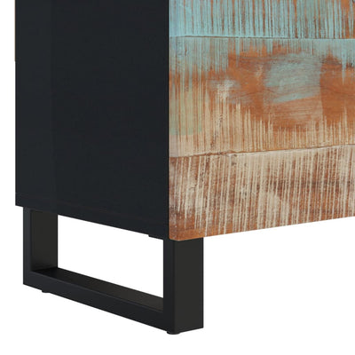 TV-taso 105x33x46 cm kierrätetty täyspuu