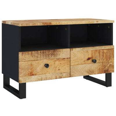 TV-taso 70x33x46 cm täysi mangopuu