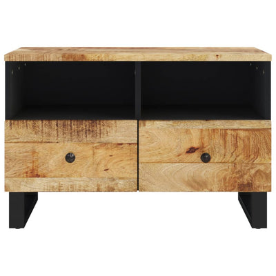 TV-taso 70x33x46 cm täysi mangopuu