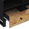 TV-taso 70x33x46 cm täysi mangopuu