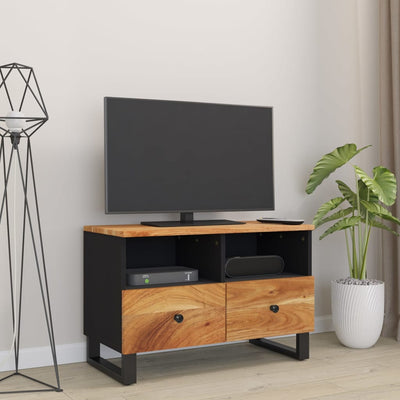 TV-taso 70x33x46 cm täysi akaasiapuu