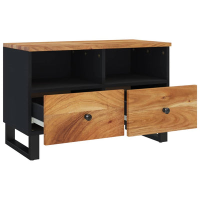 TV-taso 70x33x46 cm täysi akaasiapuu
