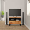 TV-taso 70x33x46 cm täysi akaasiapuu