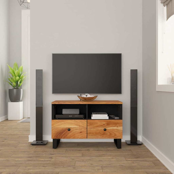 TV-taso 70x33x46 cm täysi akaasiapuu