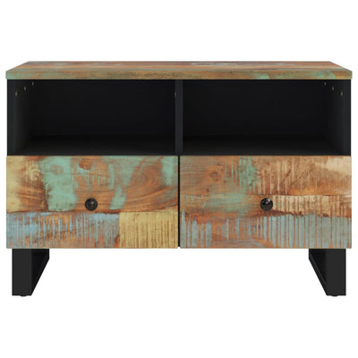 TV-taso 70x33x46 cm kierrätetty täyspuu