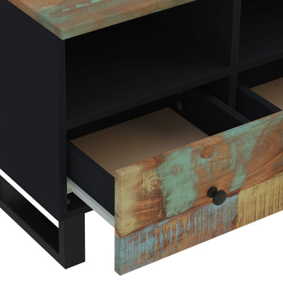 TV-taso 70x33x46 cm kierrätetty täyspuu