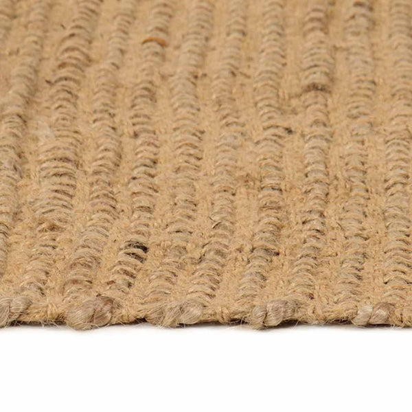Matto suorakaide luonnollinen 80x160 cm juutti