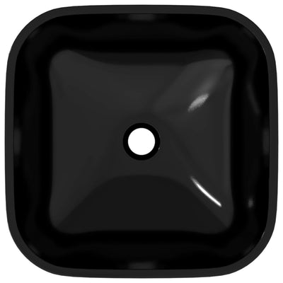 Musta pesuallas lasi Tomesti 42x42x14cm