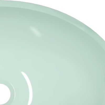 Valkoinen pesuallas lasi Volcotrub 50x37x14cm