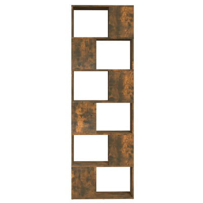 Kirjahylly/tilanjakaja savutammi 60x24x186 cm