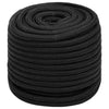 Veneköysi täysmusta 18 mm 25 m polypropeeni