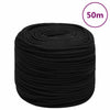 Työköysi musta 10 mm 50 m polyesteri