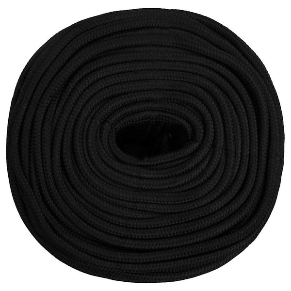 Työköysi musta 10 mm 50 m polyesteri