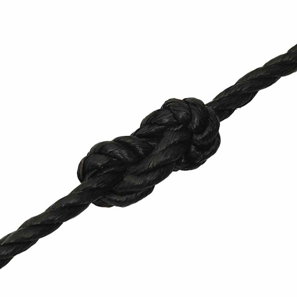 Työköysi musta 20 mm 100 m polypropeeni