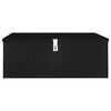 Säilytyslaatikko musta 100x55x37 cm alumiini